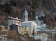 Salita pomeridiana al MONTE SUCHELLO (1541 m.) ben innevato da Costa Serina l 25 gennaio 2013  - FOTOGALLERY